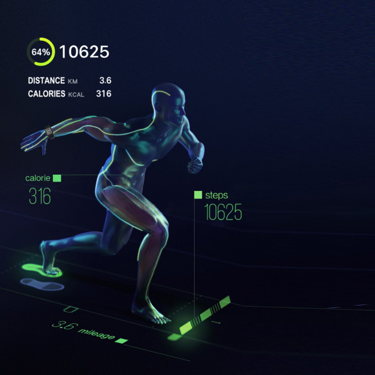 Smart Fitness Watch – Wellness & Activity Tracker for Sports
