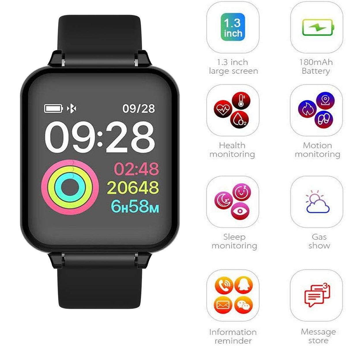 Smart Fitness Watch – Wellness & Activity Tracker for Sports