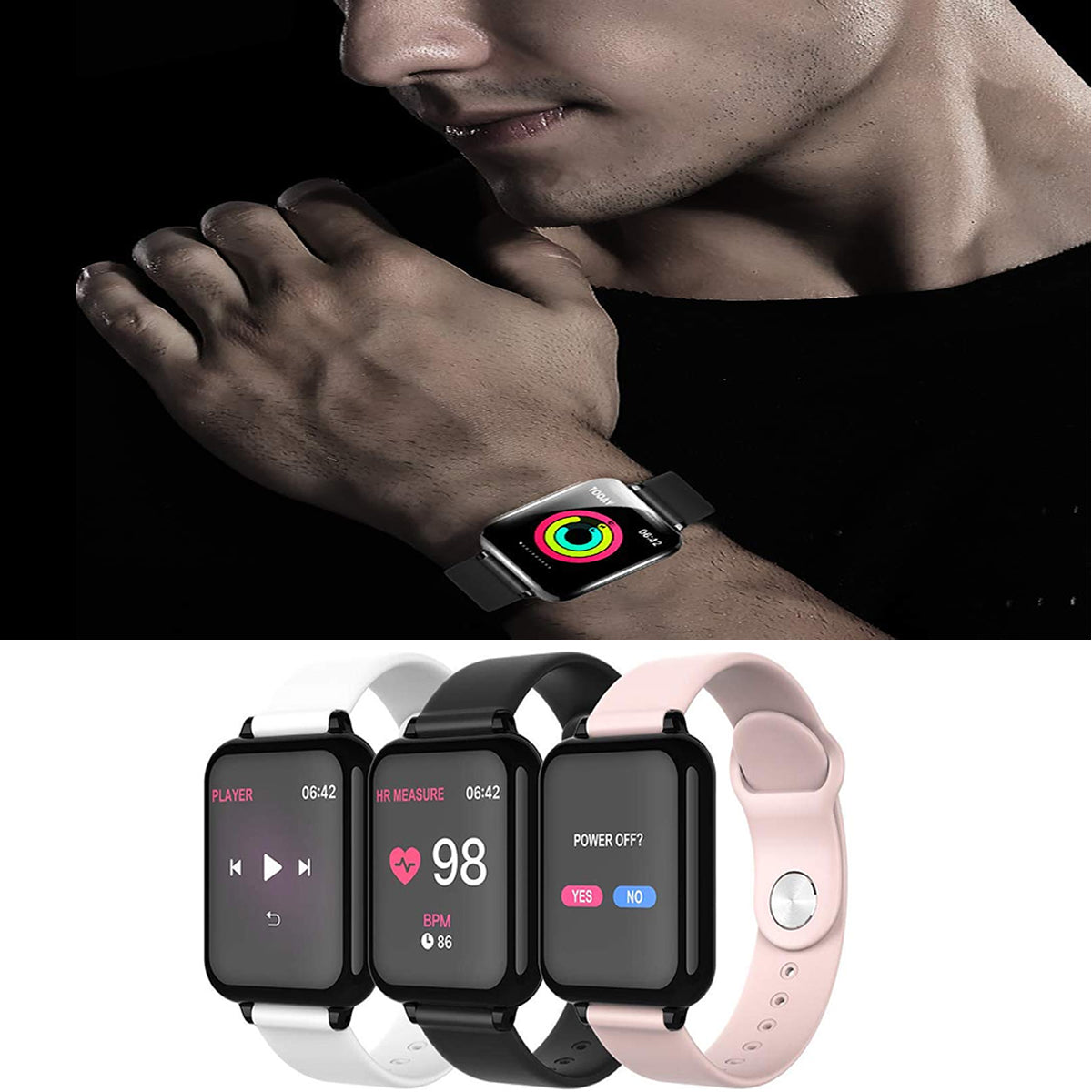 Smart Fitness Watch – Wellness & Activity Tracker for Sports