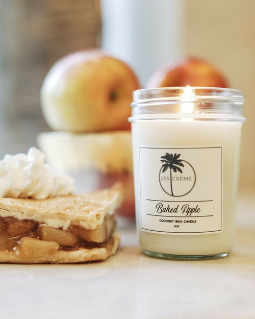 Baked Apple Scented Candle – Coconut Wax for Cozy Aromas
