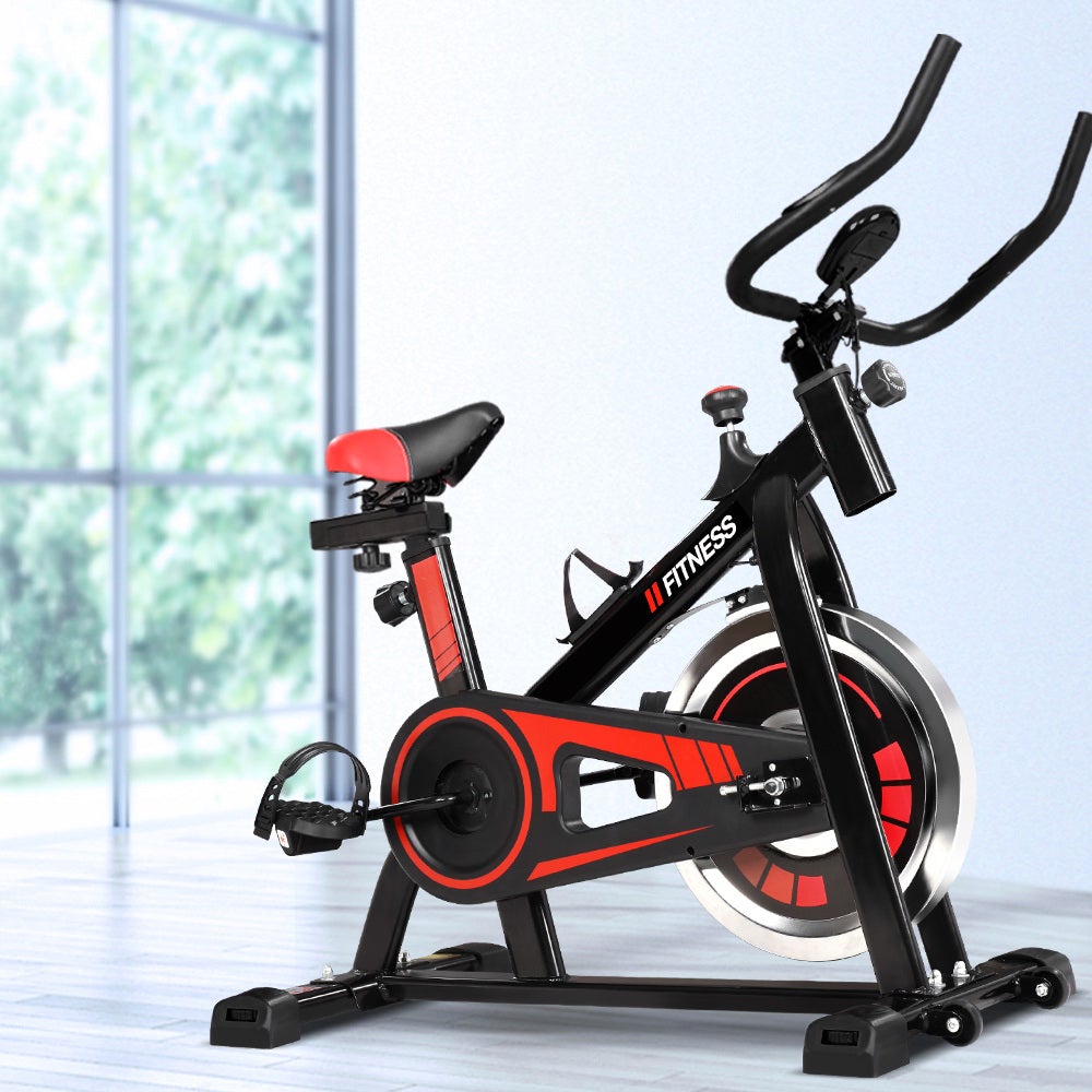 Spin Exercise Bike – Flywheel Fitness Trainer for Home & Gym