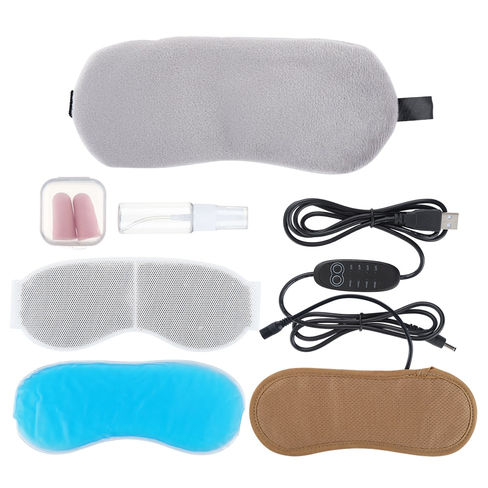 Heated Eye Mask – Cold & Warm Compress for Sleep & Eye Relief