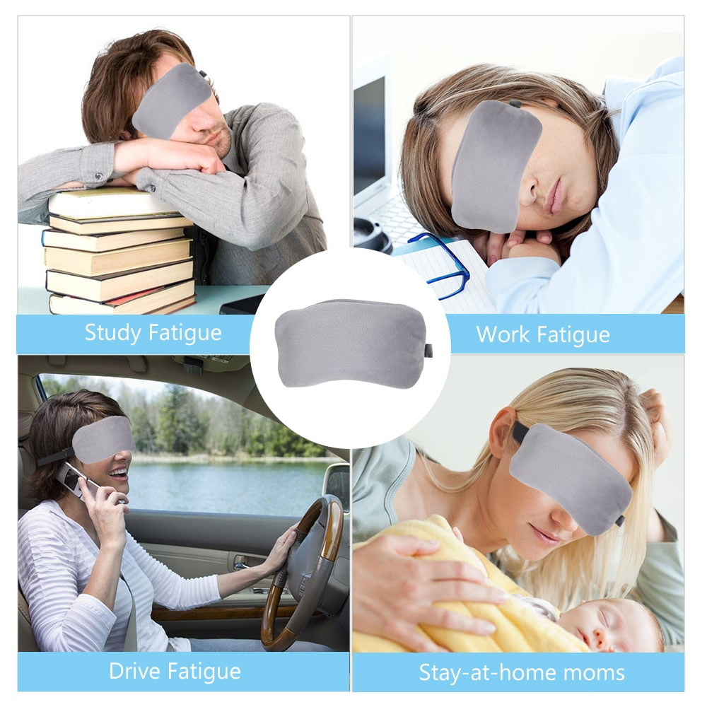 Heated Eye Mask – Cold & Warm Compress for Sleep & Eye Relief