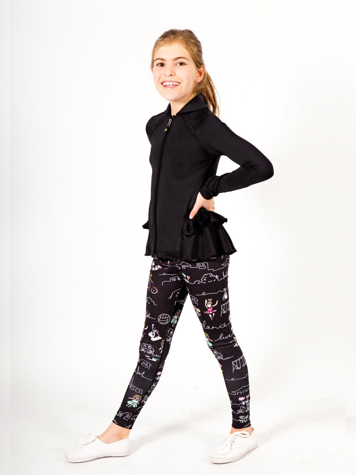 Printed Activewear Leggings – High-Waist Comfort Fit