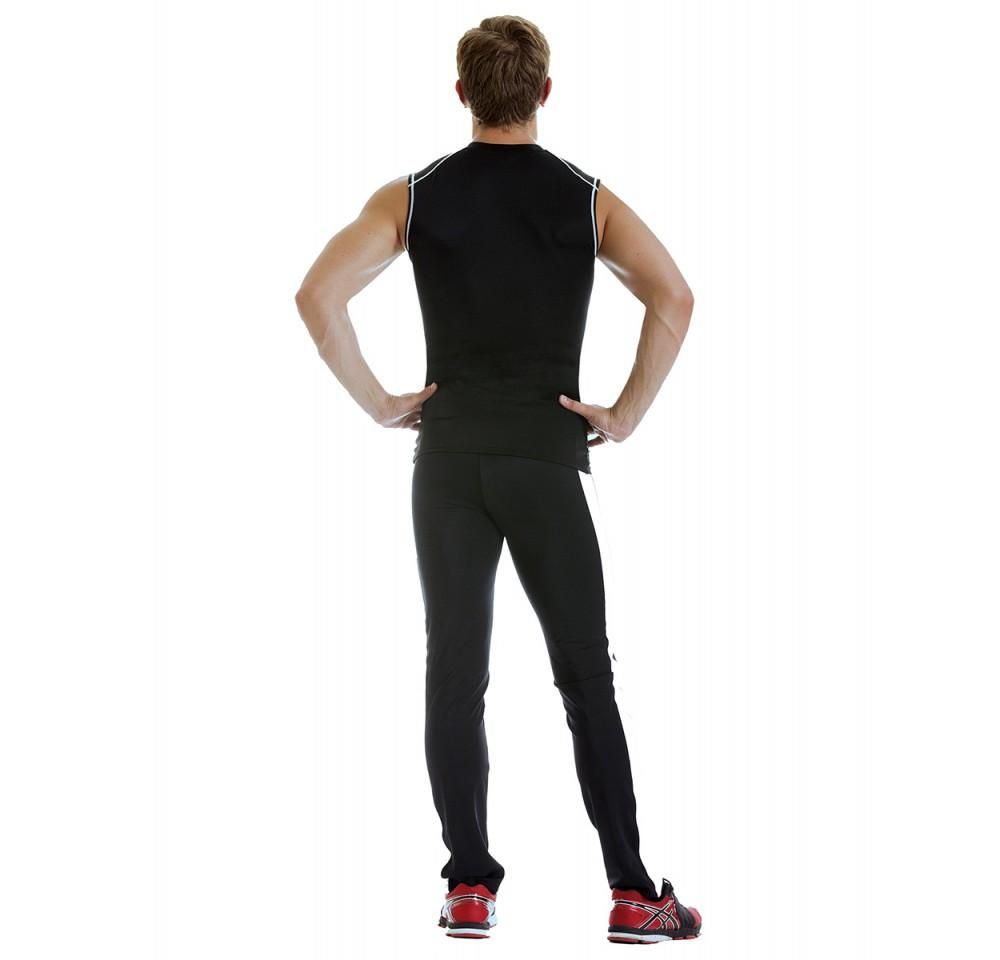 Insta Slim Activewear Compression Contrast Stitching V-neck MA0013