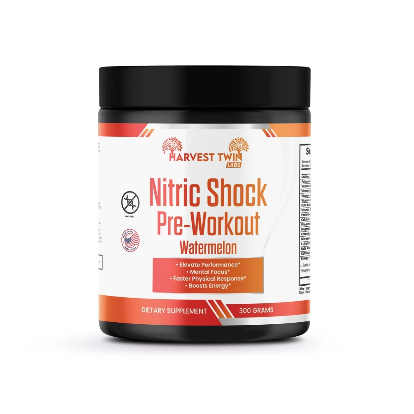 Pre-Workout Powder – Watermelon Flavor Energy Booster