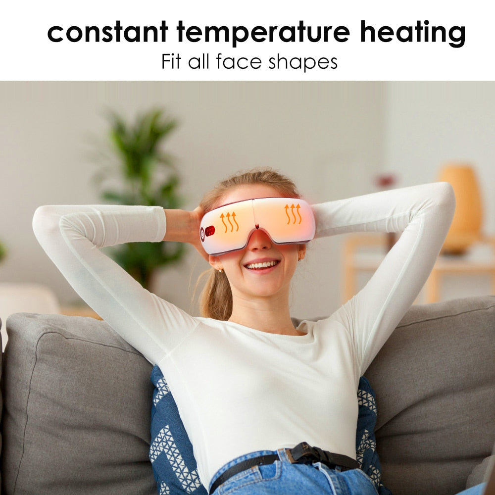 Smart 4D Eye Massager – Stress Relief & Eye Care Device