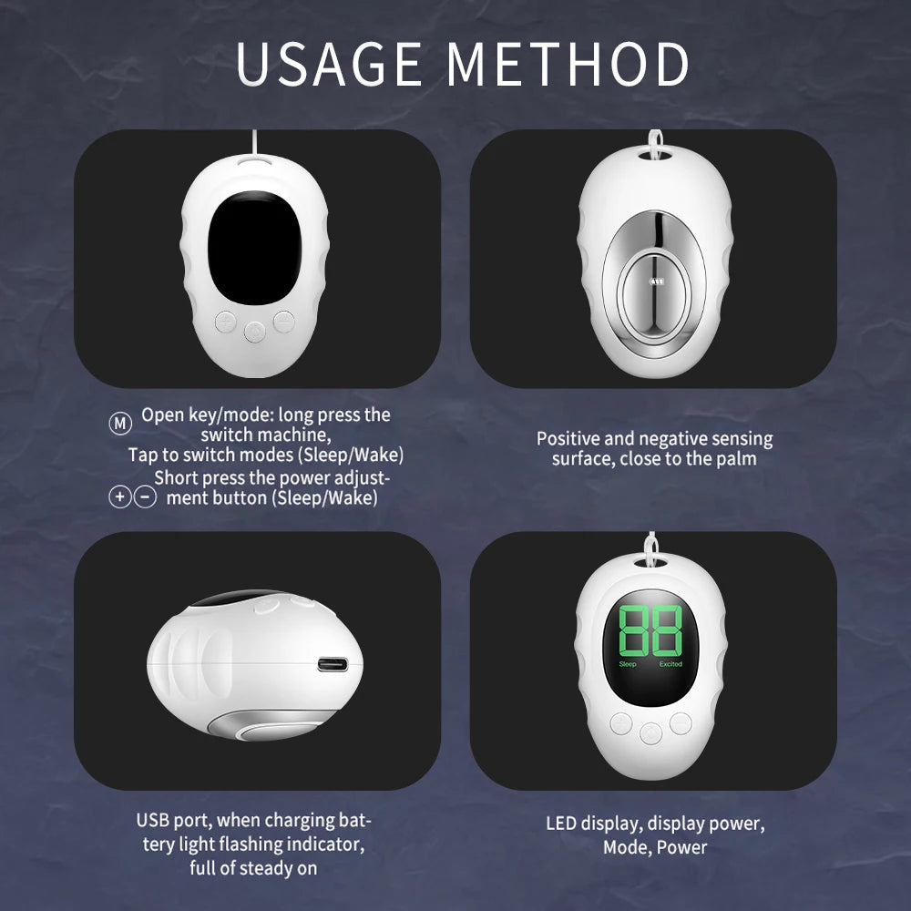 Handheld Electric Sleep Aid – Microcurrent TENS Relaxation Device