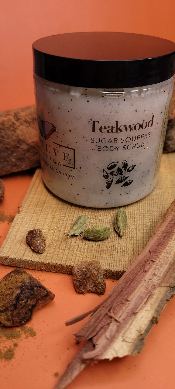 Sugar Soufflé Body Polish – Teakwood Scented Exfoliator