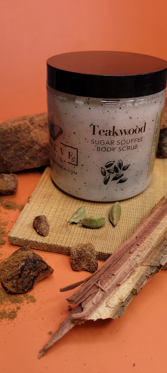 Sugar Soufflé Body Polish – Teakwood Scented Exfoliator