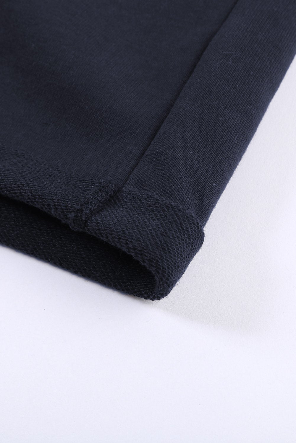 Women's Navy Blue Lounge Shorts – Tie Waist with Side Pockets