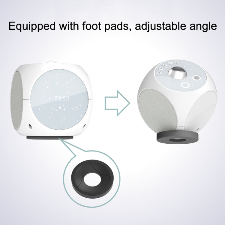Starry Sky Projector Light – Remote-Controlled Sleep Aid (White)