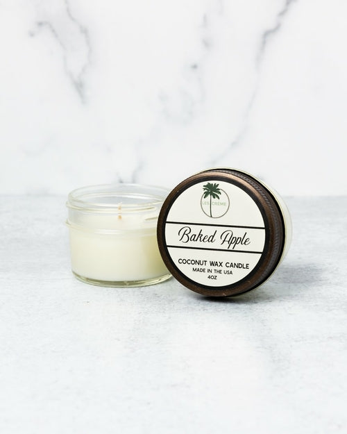 Baked Apple Scented Candle – Coconut Wax for Cozy Aromas