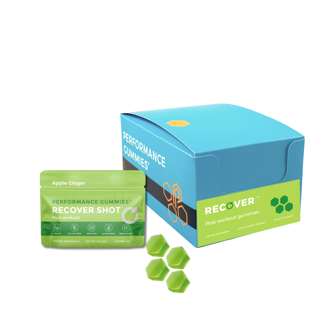 Recover Post-Workout Supplement Gummies Apple Ginger 12-Pack