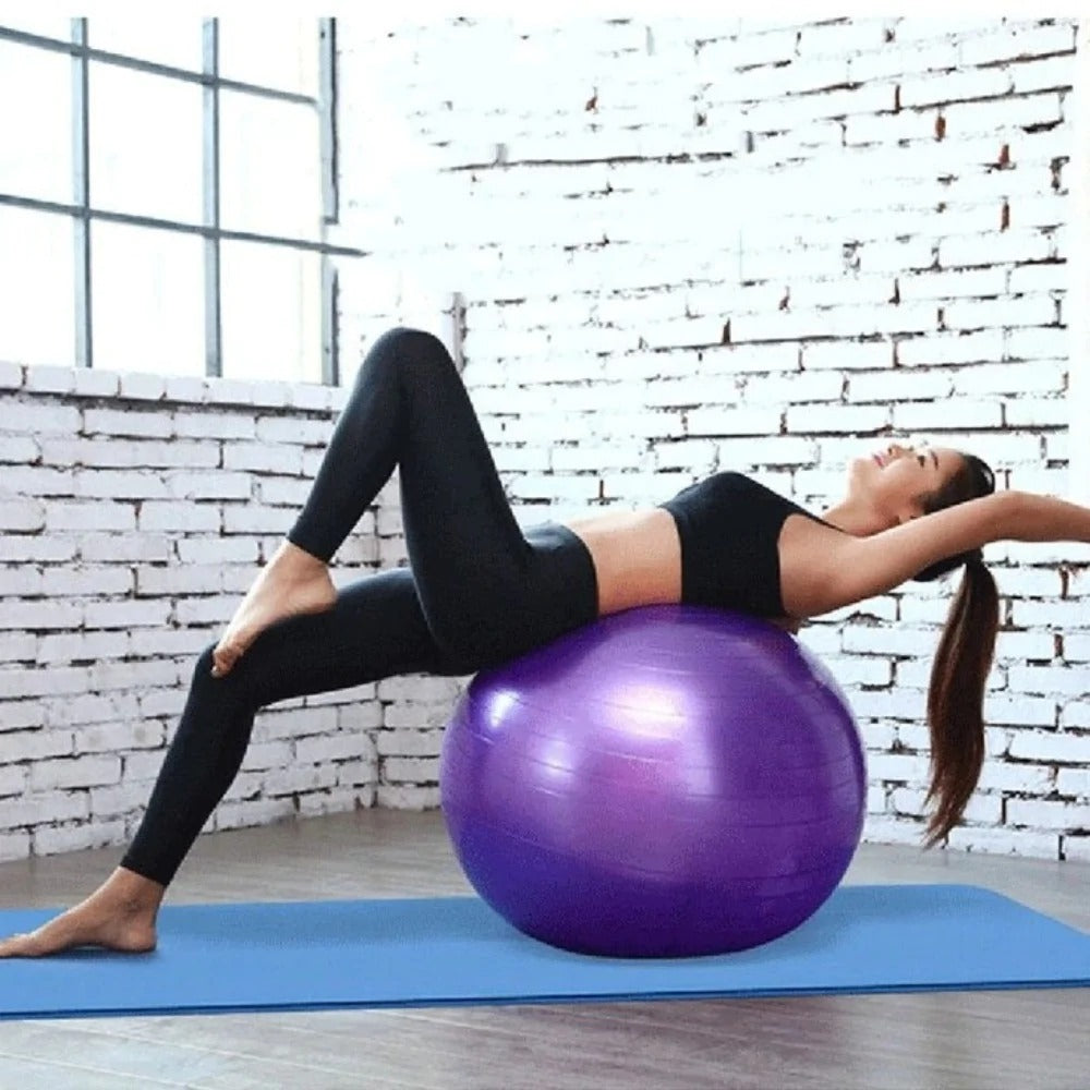 Yoga Exercise Ball – Home Fitness & Stability Training
