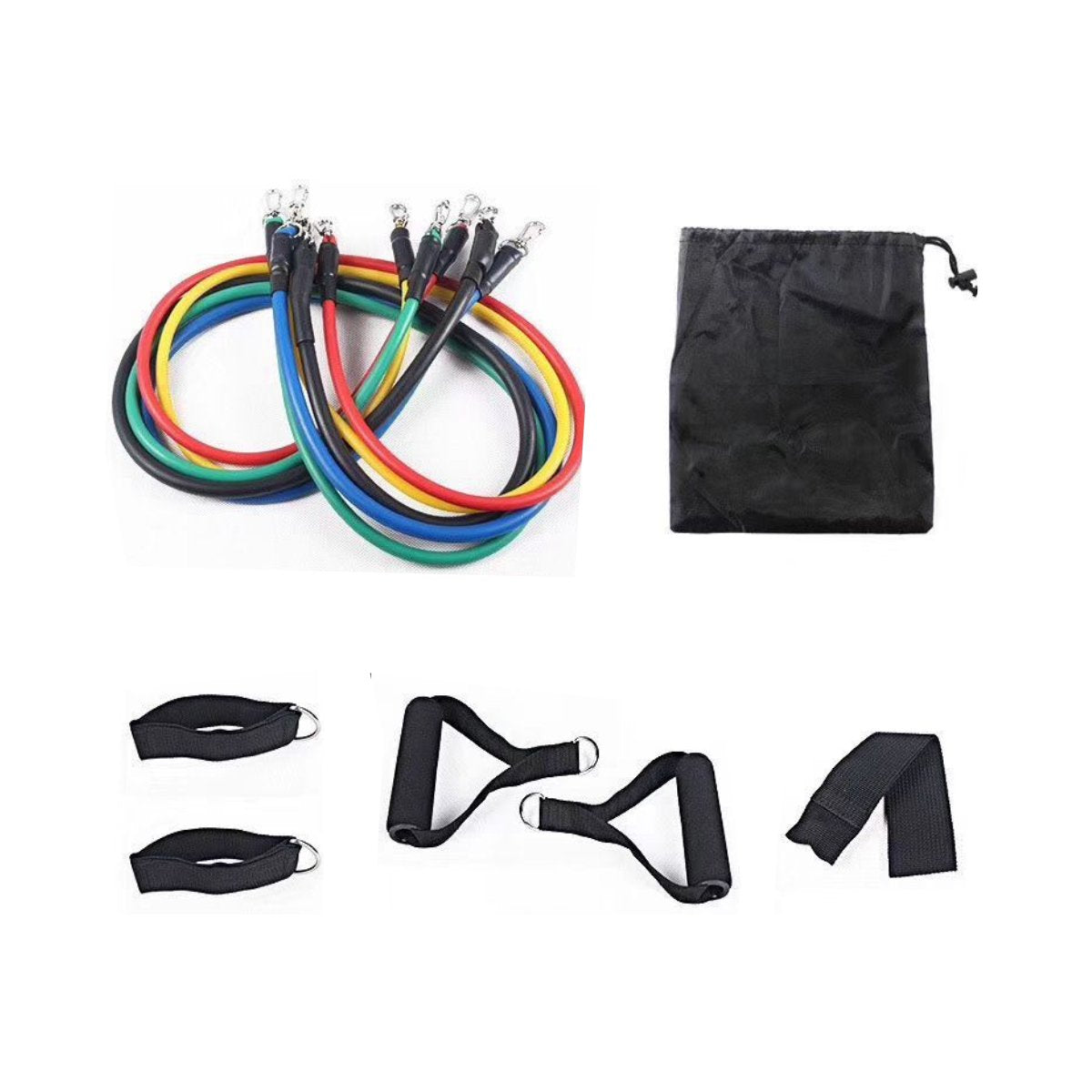 10-in-1 Resistance Band Set – Unisex Home Fitness Kit