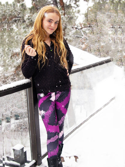 Anitra Printed Leggings – Stylish High-Waist Activewear