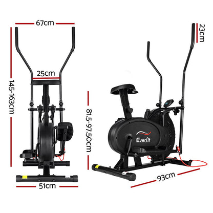 4-in-1 Elliptical Cross Trainer – Home Gym Exercise Bike