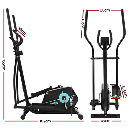 Everfit Exercise Bike Elliptical Cross Trainer Home Gym Fitness
