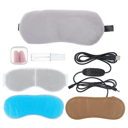 Heated Eye Mask – Cold & Warm Compress for Sleep & Eye Relief