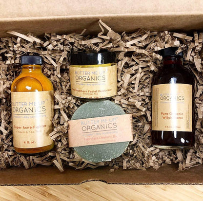 Organic Acne Care Bundle – Clear Skin Skincare Set.