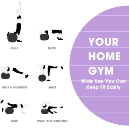 Yoga Exercise Ball – Home Fitness & Stability Training