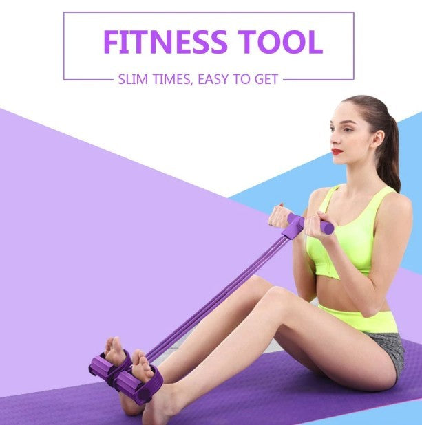 Portable Resistance Band with Pedal – Full-Body Workout Traine
